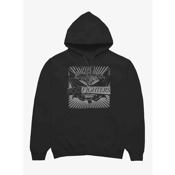 Foo Fighters Men's In Your Honor Album Tracklisting Hoodie Sweatshirt - Picture 2 of 3